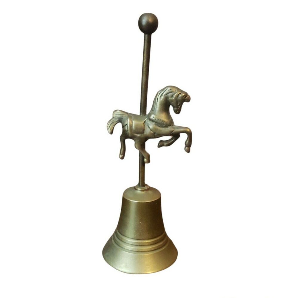 Vintage Price Solid Brass Carousel Horse Bell Bellmawr New Jersey